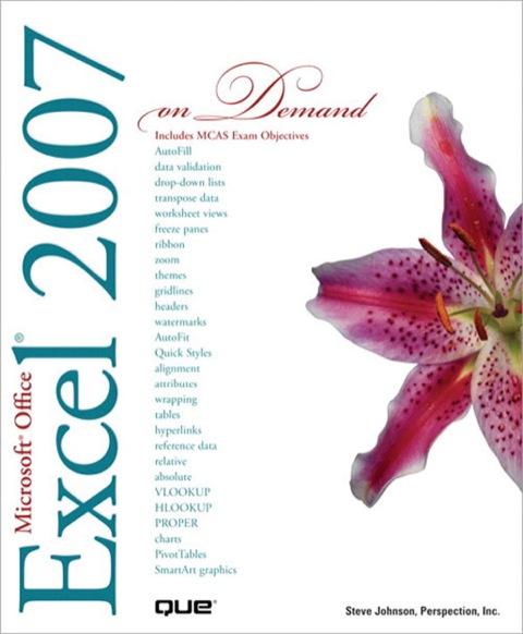 Book Microsoft Office Excel 2007 On Demand free