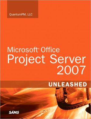 Book Microsoft Office Project Server 2007 Unleashed free