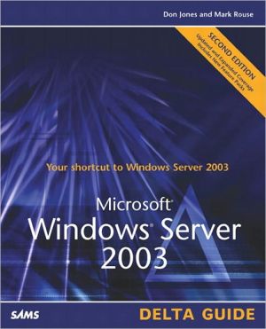 Book Microsoft Windows Server 2003 Delta Guide free