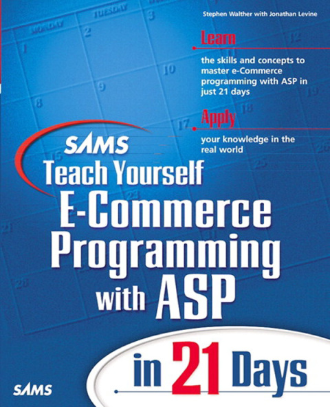 Book Sams Teach Yourself E-Commerce Programming with ASP in 21 Days free