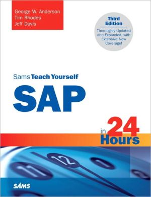 Book Sams Teach Yourself SAP in 24 Hours free