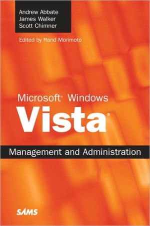 Book Microsoft Windows Vista Management and Administration free