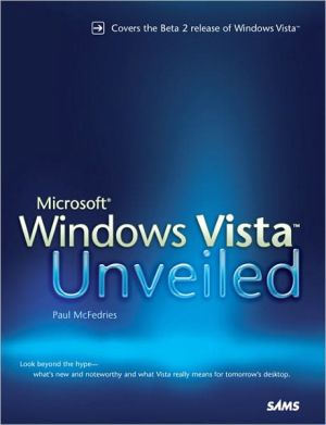 Book Microsoft Windows Vista Unveiled free