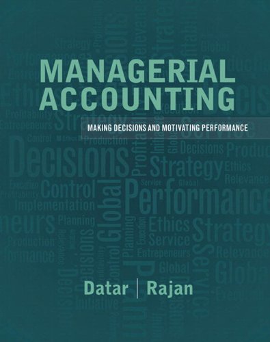 Book Managerial Accounting: Decision Making and Motivating Performance (2-downloads) free