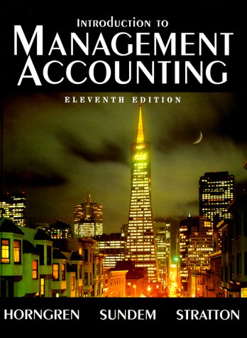 Book Introduction to Management Accounting free
