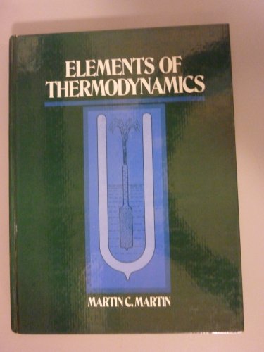 Book Elements Of Thermodynamics free
