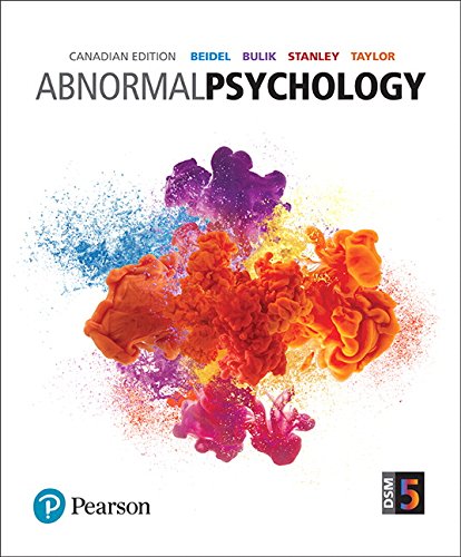 Book Abnormal Psychology, First Canadian Edition free