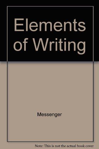 Book Elements Of Writing free