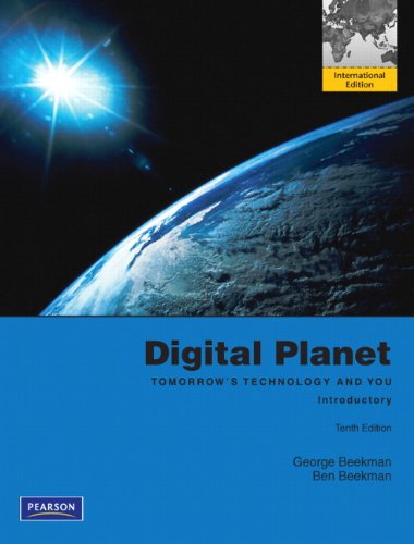 Book Digital Planet: Tomorrow's Technology and You, Introductory free