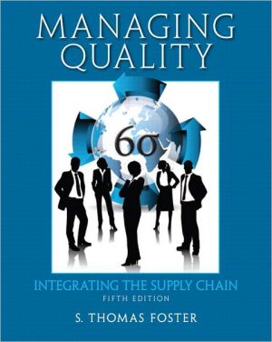 Book Managing Quality: Integrating the Supply Chain (5th Edition) free