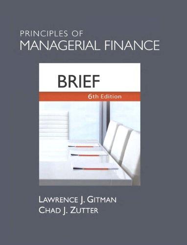 Book Principles of Managerial Finance free