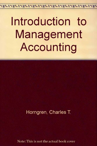 Book Introduction To Management Accounting free