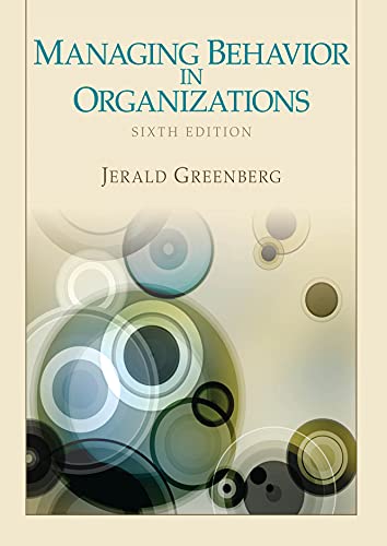Book Managing Behavior in Organizations (2-downloads) free