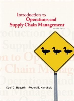 Book Introduction to Operations and Supply Chain Management free