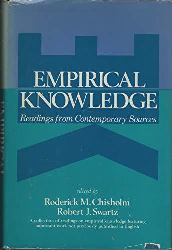 Book Empirical Knowledge; Readings from Contemporary Sources free