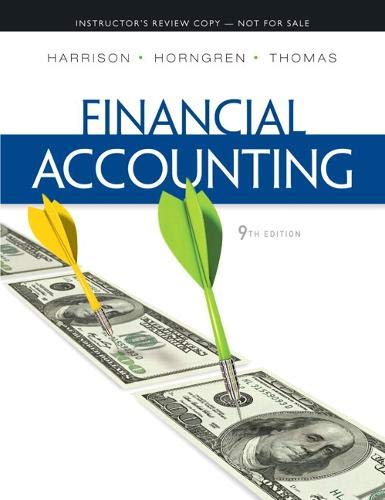 Book Financial Accounting (9th Edition) (Instructor's Review Copy) free