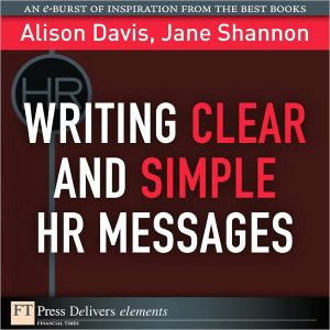 Book Writing Clear and Simple HR Messages free