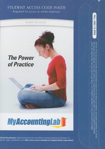 Book MyAccountingLab with Pearson eText -- Access Card -- for Accounting (MyAccountingLab (Access Codes)) free