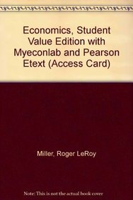 Book Economics, Student Value Edition + Myeconlab and Pearson Etext free