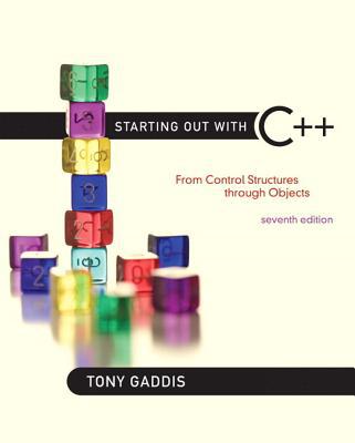 Book Starting Out with C++: From Control Structures through Objects plus MyLab Programming with Pearson eText -- Access Card Package (7th Edition) free