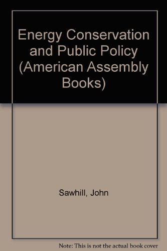 Book Energy Conservation and Public Policy free