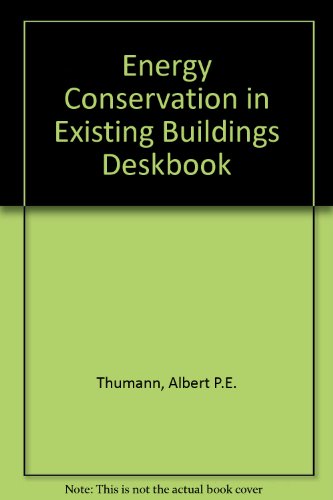 Book Energy Conservation in Existing Buildings Deskbook free