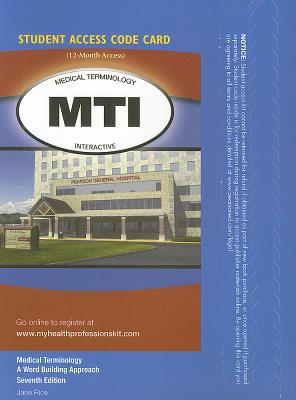 Book Medical Terminology Interactive Student Access Code Card for Medical Terminology: A Word Building Approach free
