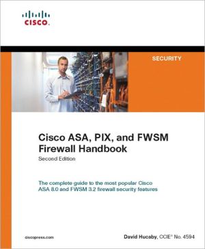 Book Cisco ASA, PIX, and FWSM Firewall Handbook (Companion Guide) free