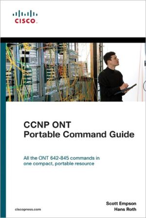 Book CCNP ONT Portable Command Guide free