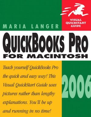 Book QuickBooks Pro 2006 for Macintosh: Visual QuickStart Guide free