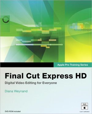 Book Apple Pro Training Series: Final Cut Express HD free
