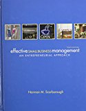 Book Effective Small Business Management / Business Plan Pro Complete: An Entrepreneurial Approach free