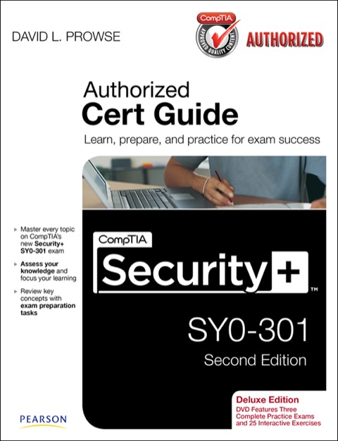 Book CompTIA Security+ SYO-301 Cert Guide, Deluxe Edition free
