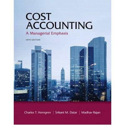 Book Cost Accounting with Access Code: A Managerial Emphasis free
