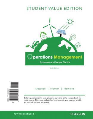 Book Operations Management: Processes and Supply Chains, Student Value Edition (10th Edition) free