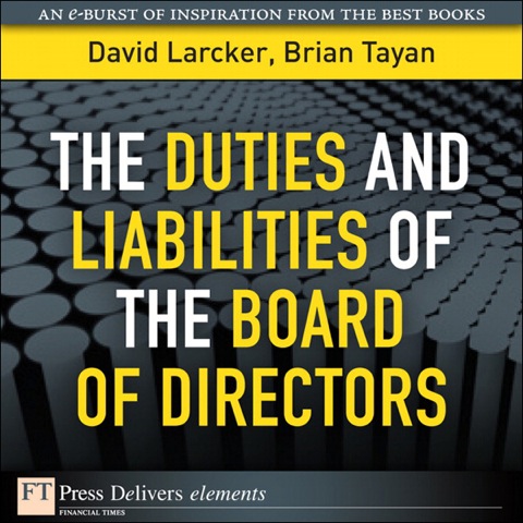 Book Duties and Liabilities of the Board of Directors, The free