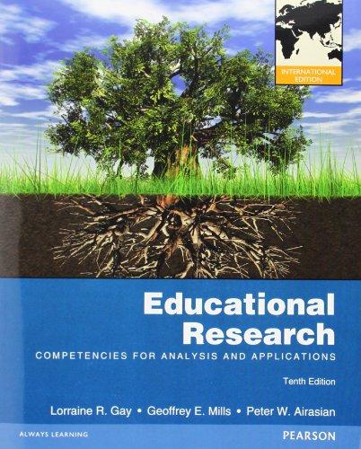 Book Educational Research: Competencies for Analysis and Applications free