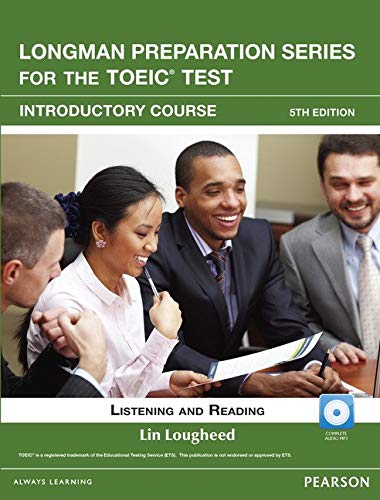 Book Longman Preparation Series for the TOEIC Test: Listening and Reading Introduction + CD-ROM w/Audio w/o Answer Key (5th Edition) free