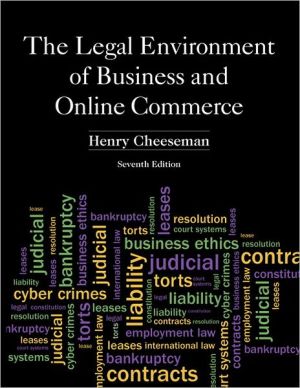 Book The Legal Environment of Business and Online Commerce (7th Edition) free