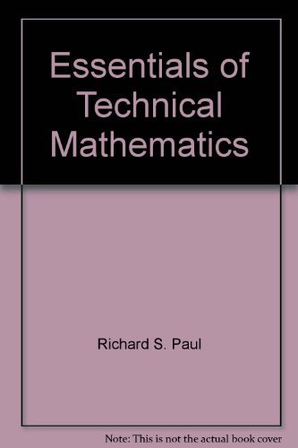 Book Essentials of technical mathematics (Prentice-Hall series in technical mathematics) free