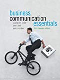 Book Business Communication Essentials, Third Canadian Edition with MyCanadianBusCommLab (3rd Edition) free
