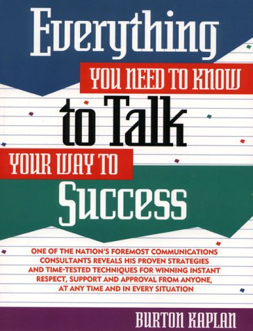 Book Everything You Need to Know to Talk Your Way to Success free
