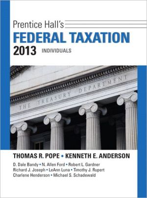 Book Prentice Hall's Federal Taxation 2013 Individuals (Prentice Hall's Federal Taxation Individuals) free