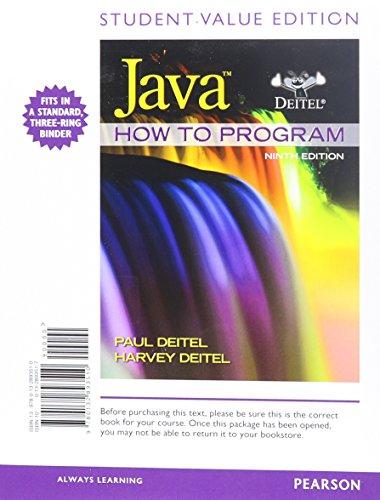 Book Java: How to Program free