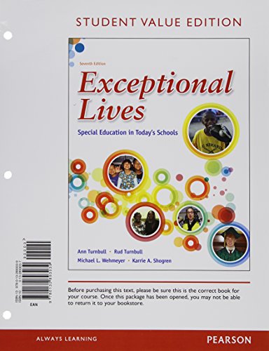 Book Exceptional Lives: Special Education in Today's Schools, Student Value Edition Plus NEW MyEducationLab with Pearson eText -- Access Card Package (7th Edition) free