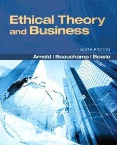 Book Ethical Theory and Business free