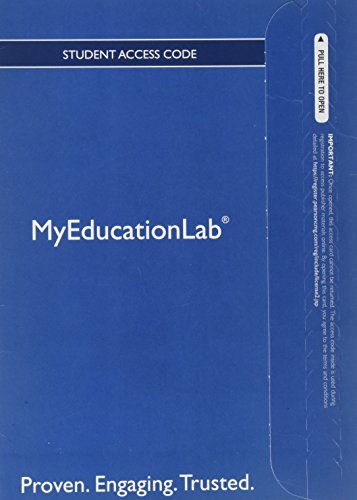 Book NEW MyEducationLab with Pearson eText -- Standalone Access Card -- for Educational Psychology: Windows on Classrooms free