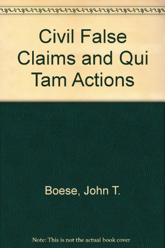 Book Civil false claims and qui tam actions free
