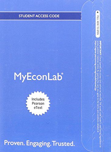 Book MyEconLab for Essential Foundations of Economics Passcode: Includes Pearson Etext (MyEconLab (Access Codes)) free