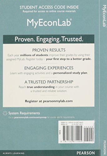 Book Economics New Myeconlab With Pearson Etext Access Card (MyEconLab (Access Codes)) free